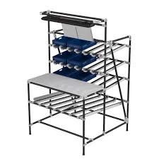 Non Polished Acrylic Flow Rack Workstation, Feature : Anti Corrosive, Durable, Eco-Friendly, High Quality