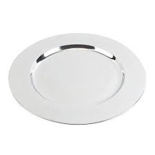Round Coated Stainless Steel Charger Plate
