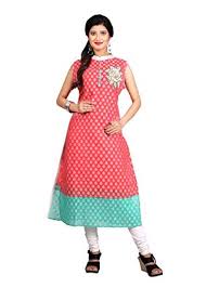 Checked Designer Kurti Jacquard Fabric, Size : L, M, XL, XXL