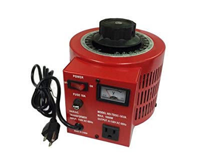 VARIAC TRANSFORMERS, Color : Red, Grey, White