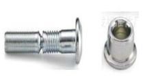 Polished Stainless Steel Huck Bolt, For Automotive Industry, Feature : Accuracy Durable, Corrosion Resistance