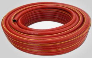 Round Polished Rubber Air Hose, Color : Red