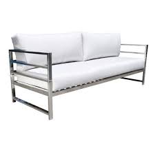 Polished Steel Sofa, for Home, Hostel, Banquet, Restaurant, Style : Contemporary, Modern, Classy