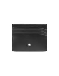 Tommy Leather card holder, Design : Checked, Plain, Printed