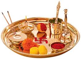 Non Polished Aluminum Puja Thali, for Pooja, Feature : Attractive Pattern, Fine Finished, Hard Structure