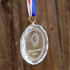 Acrylic medal, Color : Gold, Silver, Transparent