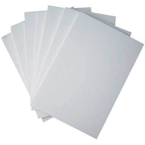 Rectangular Non Polished White PVC Board, for Building, Furniture, Pattern : Plain