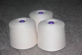 Cotton Core Yarn, for Making Garments, Pattern : Plain, Stripes