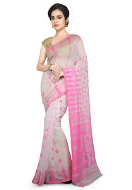 Cotton Handloom Saree, for Anti-Wrinkle, Dry Cleaning, Easy Wash, Shrink-Resistant, Pattern : Checked