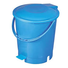 Round HDPE Plastic Dustbin, for Outdoor Trash, Feature : Fine Finished, Pedal Operated