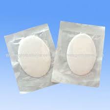 Oval Soft Cotton Eye Pad, for Personal Use, Packaging Type : Paper Box, Plastic Packet