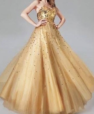 golden gown with price
