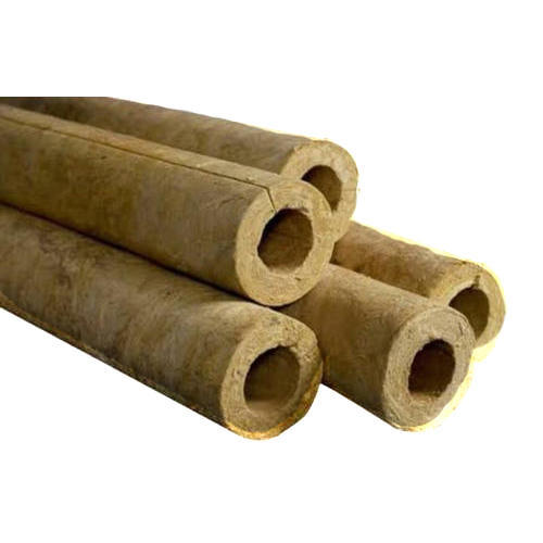 Round Coated Rockwool Pipe Sections, for Constructional, Certification : ISI Certified