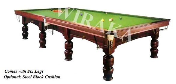Natural Wood Wiraka Club Snooker Table