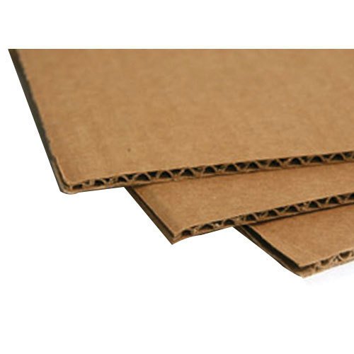 Box Corrugated Paper Packaging Sheet, for Carton, Pattern : Plain