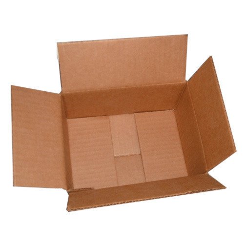 Plain Industrial Corrugated Box, Color : Brown