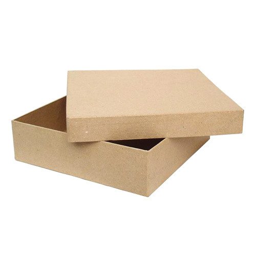 Plain Kraft Chipboard Box, Color : Brown