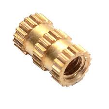 Non Polished Brass Inserts, for Electrical Fittings, Furniture, Machinery, Feature : Fine Coated, Good Quality