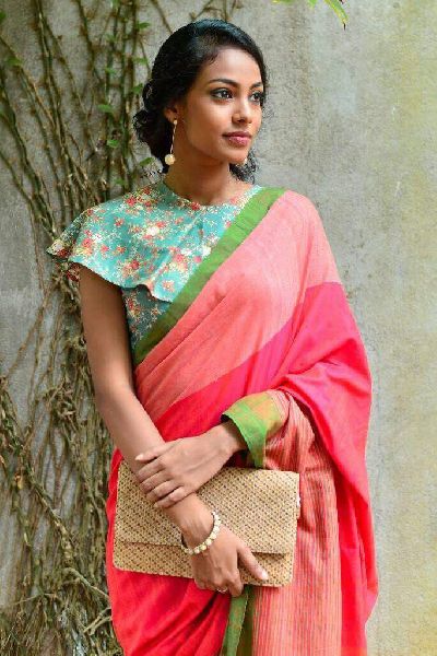 Handloom Pure Srilankan Khadi Jaquared Pallu Saree appreciation of beauty
