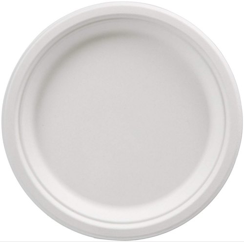 Circular disposable paper plate, for Event, Snacks, Party, Color ...