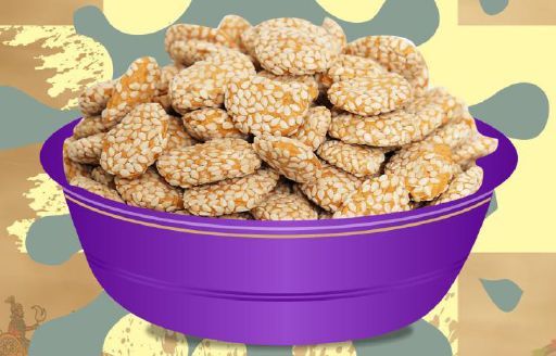 Gur Sesame Rewari, for Consumption, Gifting, Features : Air Tight Packaging