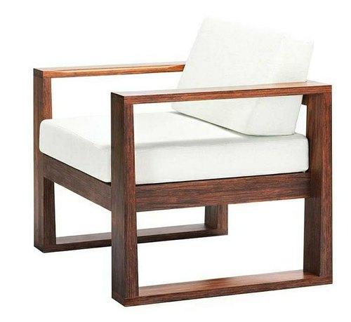Wooden Single Seater Sofa