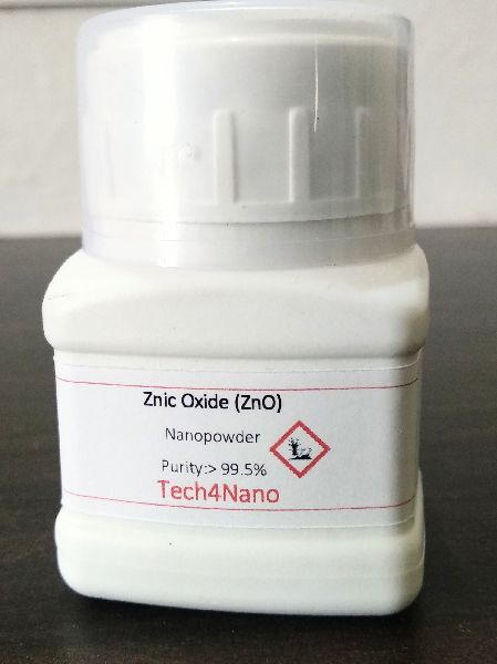 Tech4nano Zno nanopowder, Purity : 99.5%