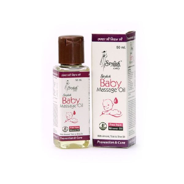 Stylish Baby Massage Oil, Packaging Size : 50ml