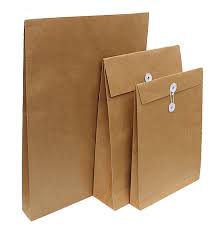 Rectangular Brown Paper Envelopes, for Gifting Use, Parcel Use, Technics : Handmade