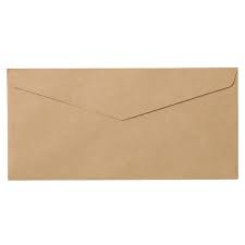 Rectangular Kraft Paper Envelopes, for Courier Use, Parcel Use, Pattern : Plain