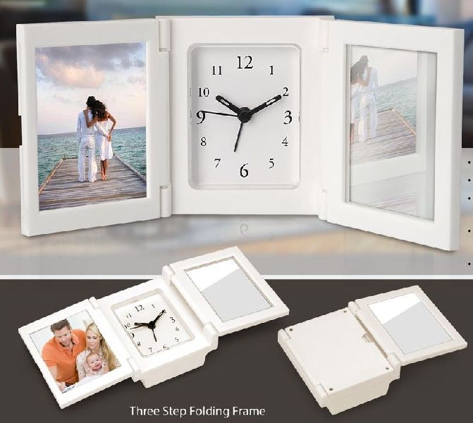 Folding Photo Frame Clock