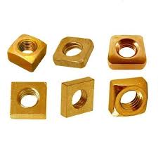 Brass Golden Square Nuts, Grade : Superior
