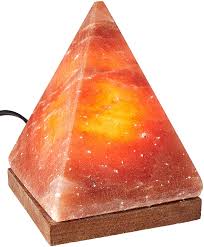 Rectangular Triangle Rock Salt Lamp, for Home Decoration, Style : Antique, Common