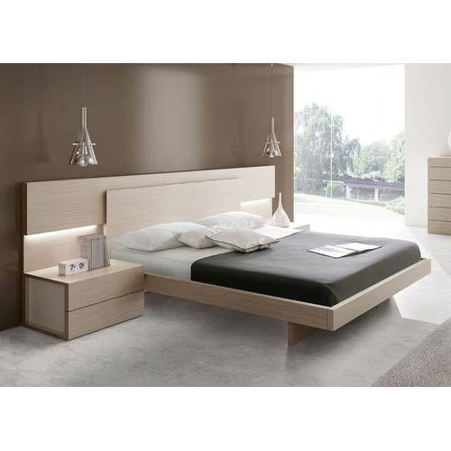 Rectangular Polished Designer Bed