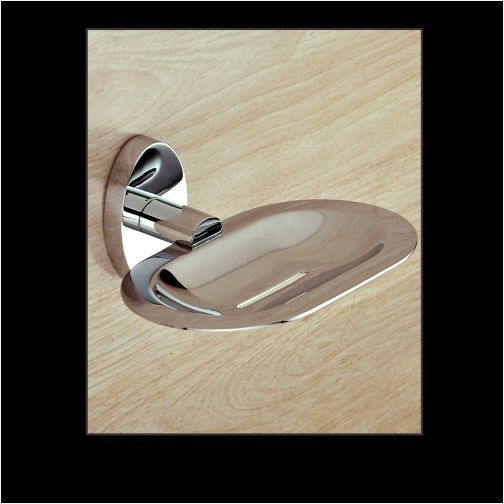 Oval Polished Brass Metal Soap Dish (PL-MSD-007), Feature : Fine Finished, Long Life, Non Breakable