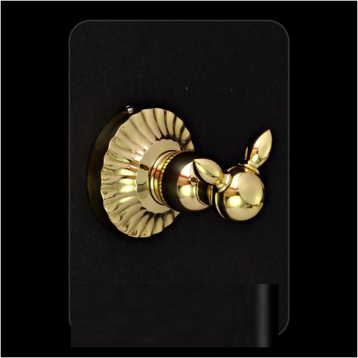 Polished Brass Robe Hook (RL-RH-010), for Bathroom Fittings, Feature : Anti Corrosive, High Quality