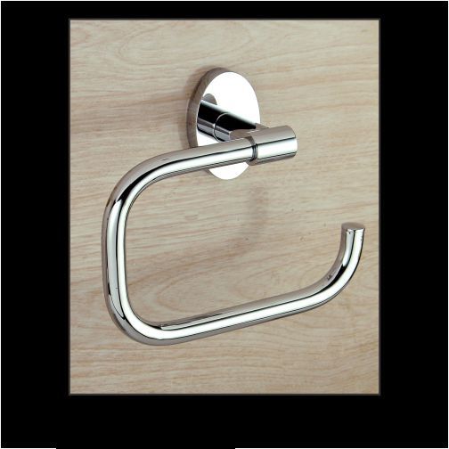 Polished Plain Brass Toilet Paper Holder (PL-TPH-009), Feature : Fine Finish, Sturdiness, Stylish Look