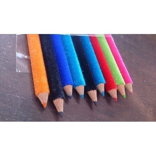 Velvet Colored Pencils, for School, Office, Length : 8-10inch