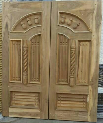 Indian Teak Wood Door, for Home, Office, Capacity : 40, 50kg