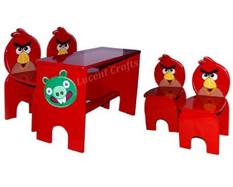 ANGRY BIRD TABLE (WITH 2 CHAIRS)