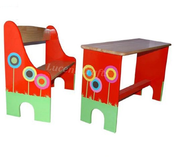 Polished Wood KIDS NON-JOINTED DESK