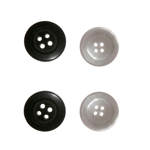 Round Plastic Shirt Button, Color : Multicolor