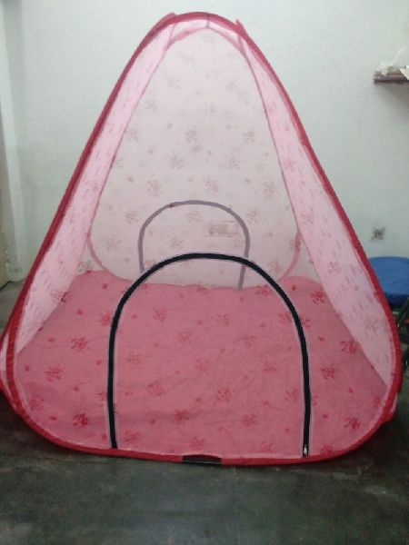 Portable/folding double bed mosquito net, Pattern : Plain, Printed