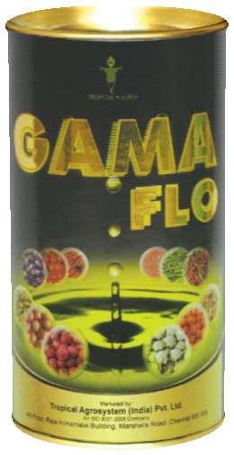 Gama Flo Metabolites, for Agriculture, Soil Application, Purity : 100%