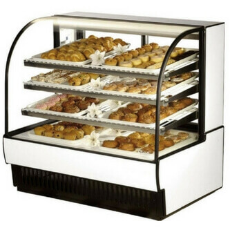 Stainless Steel Electric 50-100kg Refrigerated Sweets Display Counter, Certification : CE Certified