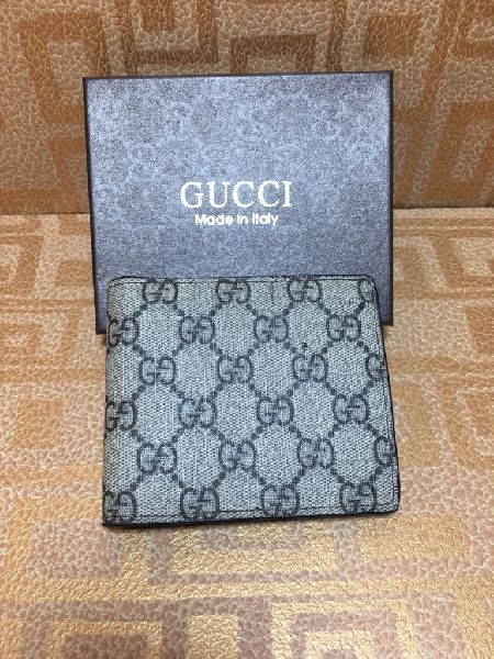 PU Leather Gucci Mens Wallets, Technics : Attractive Pattern, Pattern :  Plain, Printed at Rs 999 / Piece in Delhi
