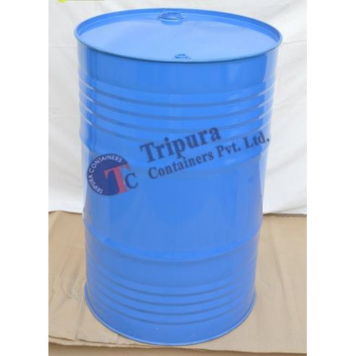 250 Liter Epoxy Coated MS Barrel, Color : Blue