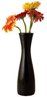 Non Polished Plain Acrylic flower vase, Shape : Round
