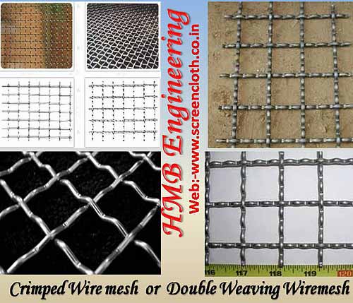 High Carbon Steel Crimpe Wire Mesh Screen, Weave Style : Crimped