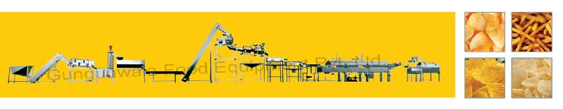 Fully Automatic Potato Chips Frying Line